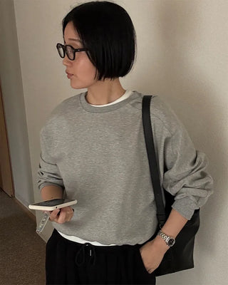 Piping sweatshirt