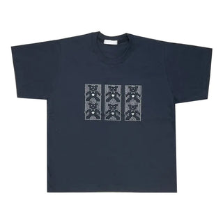 (3 colors) Printed Short-Sleeve T-Shirt