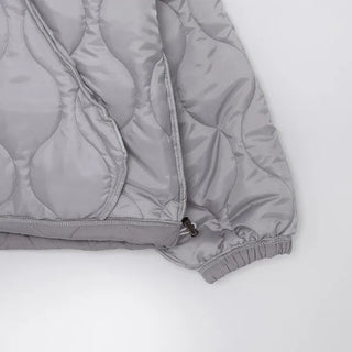 Quilted loose jacket