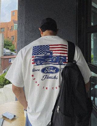 Since.1903 Truck Printed Short Sleeve T-shirt (2 colors)