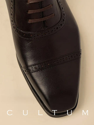 [CULTUM] Leather Oxford Shoes