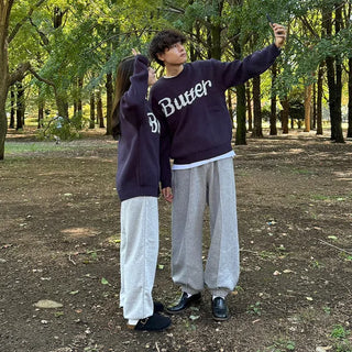 Unisex Butter Lettering Knit
