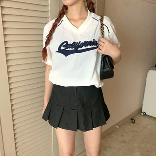 Lettering Anorak T-shirt