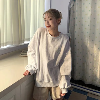 Back lettering sweatshirt