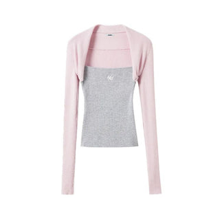 [NOTAWEAR] Wool Blend Layered Knit Top