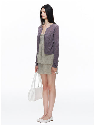 [NECY] Blossom Open Walk Knit Cardigan (2color)