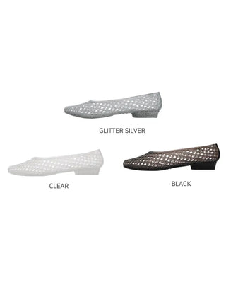[3 colors] Glow Jelly Flat Summer Aqua Jelly Shoes Sandals