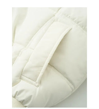 Cotton Button Short Down Jacket