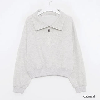 Half-zip sweatshirt