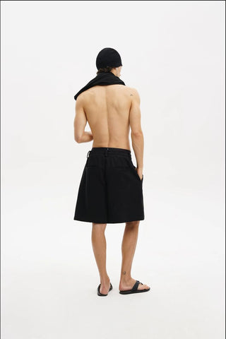 [MASONPRINCE] Pleated Wide Leg Sweat Pants