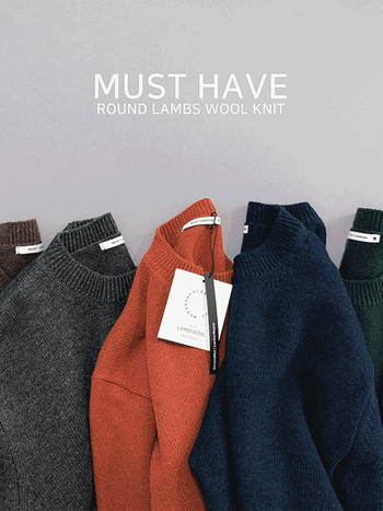 Must-Have Lambswool Round Knit