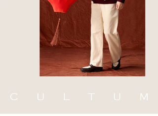 [CULTUM] Wool Blend V-Neck Knit Cardigan