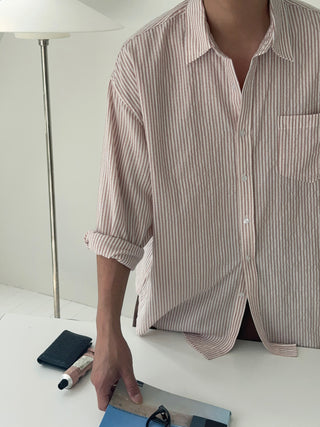 Norton Oversized Cool Stripe Shirt