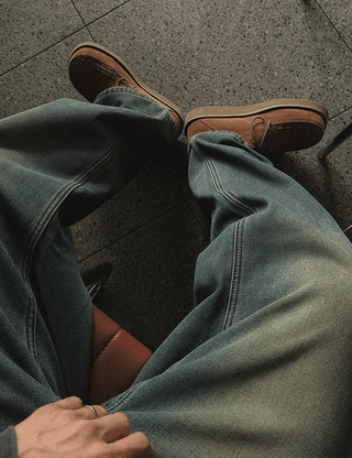 [Fleece-lined] Boiler Elastic Denim Pants (3 colors, M~XL)