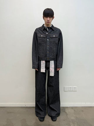 NEVERSEEZ Raw Denim Jacket
