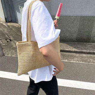 summer rattan bag