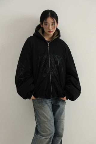 MASONPRINCE Reversible Printed Hood Jacket