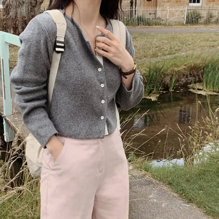 Detail Slim Cardigan