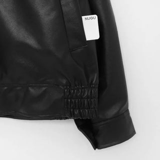 Faux leather jacket