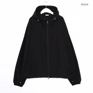 Hooded windbreaker