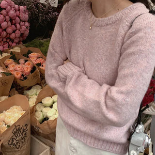 Cotton Candy Raglan Mix Knit - 3 colors