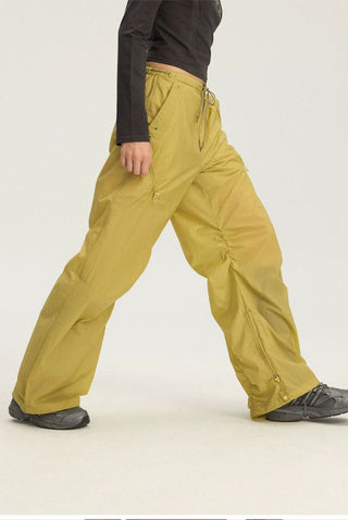 [Monterest] UPF50+ Water-Resistant Ruched Parachute Pants