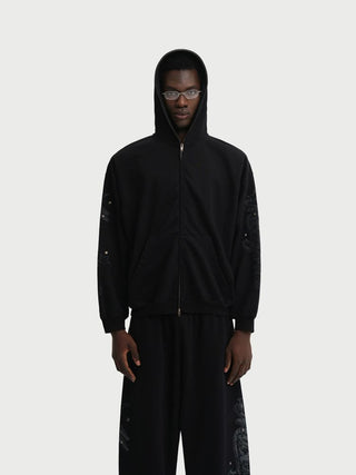 [MASONPRINCE] Bear Crystal Hoodie & Sweatpants Set