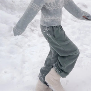(Basic/Long) Double Fleece Jogger Pants (4 colors)