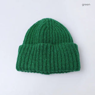 Rib knit beanie
