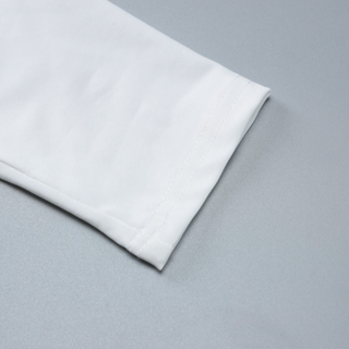 Crewneck long sleeve flower print mini dress