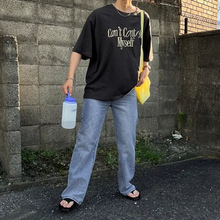 slim boot-cut long jeans