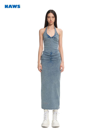 [NOTAWEAR] Halter Maxi Dress