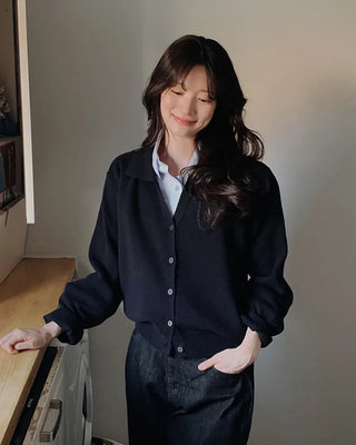 (7 colors) Color Cardigan