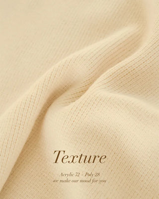 (round neck/v-neck) Soft round knit - 9 colors