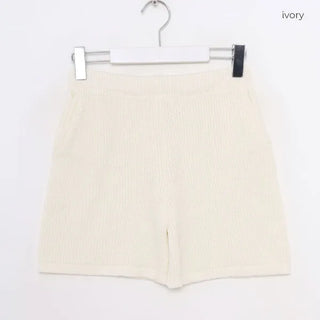 Pocket knit shorts