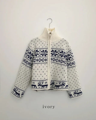 Nordic Oversized Knit Cardigan
