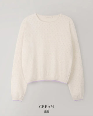 Perforated knit