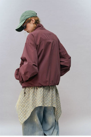 [Monterest] Water-Resistant Stand Collar Work Jacket