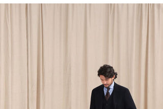[CULTUM] Herringbone Brushed Flannel Suit Set
