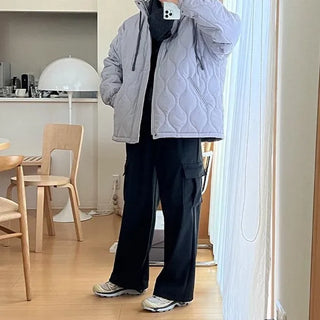 Quilted loose jacket