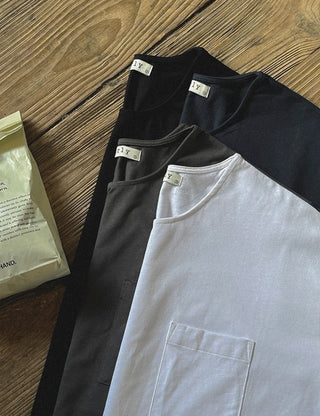1 + 1 High-Density Pocket Short Sleeve T-Shirt (5 colors, M~XL)
