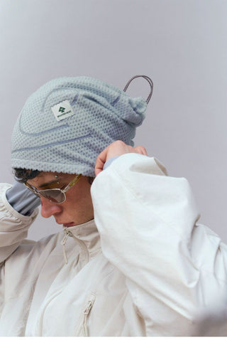 [Monterest] Fleece Beanie with Dual Track Drawstring