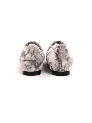 [Moromoro2] Velvet Bow Ballet Flats