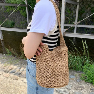 Rattan Shoulder Bag