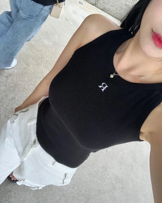 Day Slim Rib Sleeveless Top (4 colors)