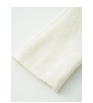 Faux Fur Lined Mock Neck Slim T-Shirt