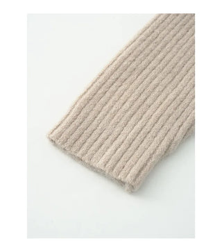 One-rib knit turtleneck T-shirt - 5 colors