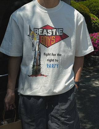 BEASTIE 반팔티(cotton fabric)