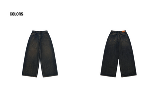 [MASONPRINCE] Overdyed Loose Denim Pants