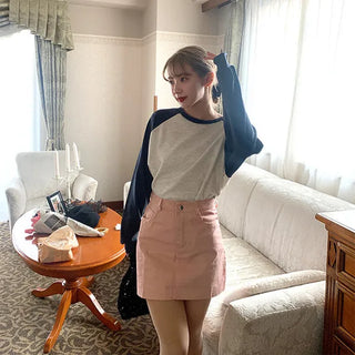 Raglan Sleeve Long T-Shirt